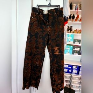 Free people flared cord pants size 31